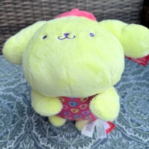 Hello Kitty Pompompurin x Sweethearts Valentine's Day Laying Plush Sanrio